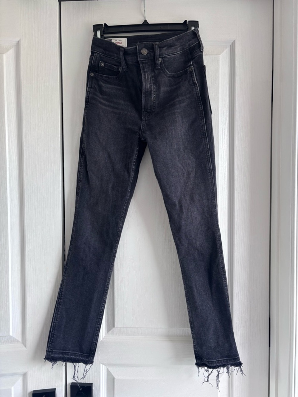 GAP Black Cigarette High-Rise Jeans